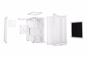 be quiet! Pure Base 501 DX White „Midi Tower“ Balta