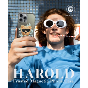 ZUCK BEAR HAROLD IPHONE 16 PRO MAX JUODAS