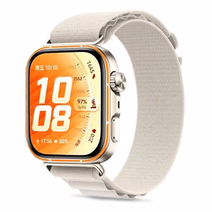 Tech-Protect Nylon Pro Strap for Huawei Watch Fit 3 / 4 / 4 Pro / 5 / 5 Pro - Beige