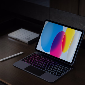 Dux Ducis MK serijos klaviatūros dėklas iPad 10" (2022) / iPad 11" (2025), juodas