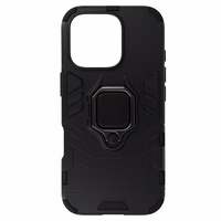 Ring Armor dėklas telefonui iPhone 16 Pro juodas