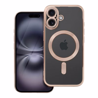 ELECTRO MAG COVER magnetinis dėklas telefonui, suderinamas su MagSafe, skirtas IPHONE 16, rudas spalvos