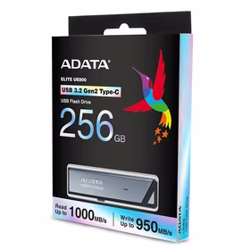 USB-C atmintinė ADATA 256GB sidabrinė