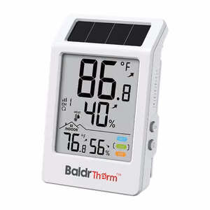 BALDRTHERM B0707 Solar-Powered Thermo-Hygrometer