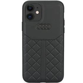 Audi tikros odos kietasis dėklas telefonui iPhone 11 / Xr 6.1 – juodas