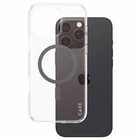 CARE by PanzerGlass Flagmano dėklas telefonui iPhone 16 Pro Max 6.9" juodas/juodas Magnetinis 1348