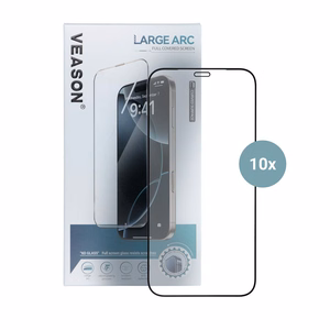 6D Pro Veason grūdintas stiklas (rinkinys 10in1), skirtas Samsung Galaxy A37 5G, juodas