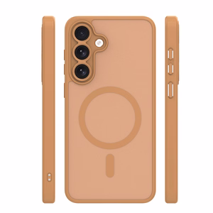 Mag Matt dėklas Samsung Galaxy S25 FE rudas