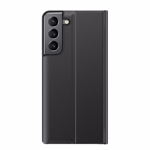 Naujas Sleep dėklas su stovo funkcija Samsung Galaxy S22 + (S22 Plus) juodas