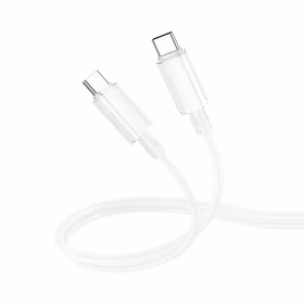 Borofone Kabelis BX112 Lemon - Type-C į Type-C - PD 60W 1 metras baltas