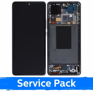 Ekranas skirtas Xiaomi 12 Pro (12s Pro) su rėmeliu / Gray / (Service Pack)