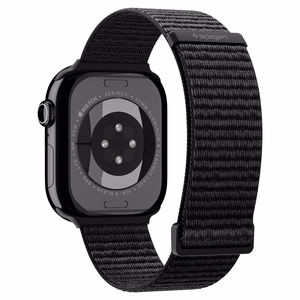 Spigen WBF01 dirželis, skirtas Apple Watch 44 / 45 / 46 / 49 mm, juodas