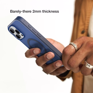 Incase Slim Case dėklas su MagSafe, skirtas iPhone 16 Pro Max, „Deep Space Blue“ spalvos