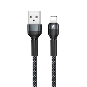 USB kabelis Remax RC-124i USB-A to Lightning 1.0m juodas