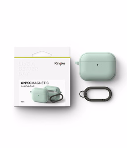 Ringke Onyx Magnetic MagSafe dėklas Apple AirPods Pro 3 mėtinis