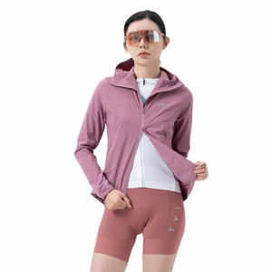 Rockbros YPW079 TVI Women's Cycling Jacket with Hood L - Pink
