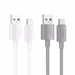 Кабель USB A на USB C Hoco 3A 1 m X107 белый