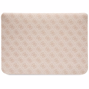 Guess 4G Stripe Metal Logo dėklas 14" nešiojamam kompiuteriui - rožinis