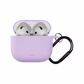 "Puro Icon" dėklas "AirPods 4" - Violetinės spalvos