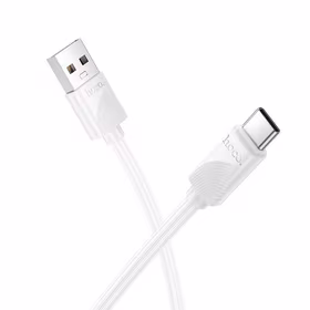 Kabelis USB-A į USB-C Hoco 3A 1 m X114 baltas