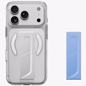 Uniq Heldro Air Magclick Charging dėklas iPhone 18 Pro / 17 Pro – skaidrus