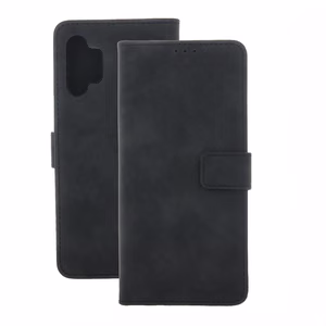 Išmanusis Velvet dėklas for Xiaomi Redmi Note 14 Pro 5G (Global) / Redmi Note 14 Pro Plus 5G (Global) juodas