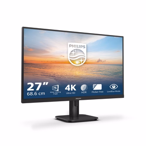 Philips 27E1N1800A/00 monitorius 68,6 cm (27") 3840 x 2160 pikselių 4K Ultra HD LED juodas