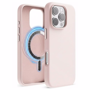 Telefono dėklas „TM MagSafe Silicone“ skirtas iPhone 15 Pro Max / Light Pink /