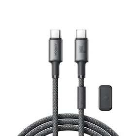 USB kabelis Joyroom SA-50 USB-C to USB-C 60W 1.2m tamsiai pilkas