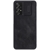 Nillkin Qin odinis dėklas-uždangalas Samsung Galaxy A73 juodas