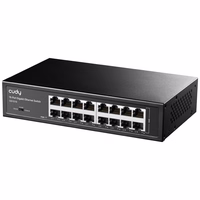 Cudy GS1016 tinklo komutatorius Gigabit Ethernet (10/100/1000) Juoda