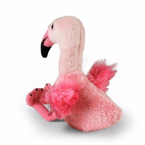 Rappa ekologiškas tikroviškas pliušinis žaislas – flamingas, 15 cm