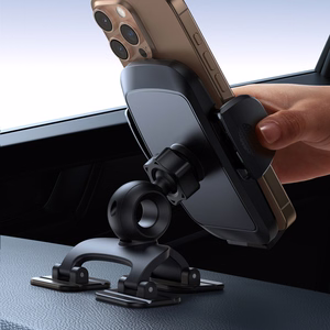 Joyroom JR-ZS259 spaustukinis automobilinis laikiklis su trimis reguliuojamomis atramomis – juodas