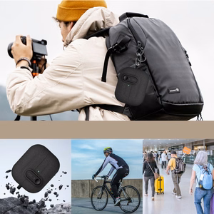 "Tech-Protect" plonas dėklas su kabliuku, skirtas "Samsung Galaxy Buds 3 / 3 FE / 3 Pro" - juodas