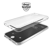 SuperDry Snap iPhone 6/6s/7/8/SE 2020 / SE 2022 Skaidrus dėklas baltas 41573