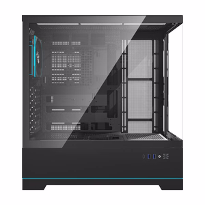 Darkflash DY451 PRO kompiuterio korpusas (juodas) + 1 ventiliatorius