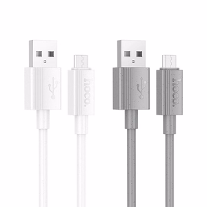 Kabelis USB-A į Micro USB Hoco 2,4A 1 m X107 baltas