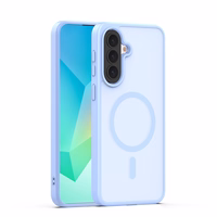 Mag Matt dėklas Samsung Galaxy A37 5G šviesiai mėlynas