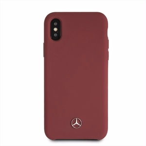 Mercedes Silicone Line dėklas telefonui iPhone X/XS - raudonas