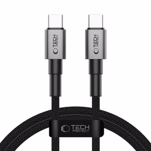 Кабель Tech-Protect UltraBoost DNA USB-C PD100W 5A 100 см - серый