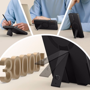 Tech-Protect Kevlar Aura Magnetinis dėklas telefonui Samsung Galaxy S25 Ultra - juodas/oranžinis