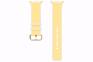 Geltonas „Samsung SXL35LY Misty Band“ laikrodžio dirželis (M/L), skirtas „Galaxy Watch9“ ir „Galaxy Watch8“