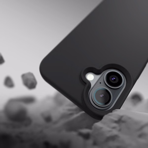 Etteri Silicone Mag case for iPhone 16e / 17e black