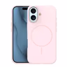 Silicone Thin Mag dėklas iPhone 17 6,3" šviesiai rožinis