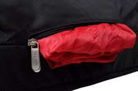 Addison 311015 knyginio kompiuterio dėklas 39,6 cm (15.6") Kuprinė Juoda, Burgundija