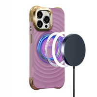 Circle Glam Magnetinis dėklas telefonui iPhone 13 Pro Max 6,7" violetinis