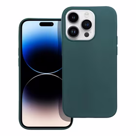 Matinis dėklas telefonui IPHONE 14 Pro tamsiai žalias