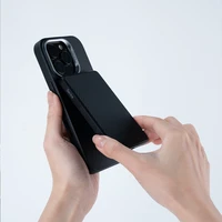 Benks Magnetinis Armor Pro Kevlar dėklas telefonui iPhone 16 Plus - metalinis rėmas 600D - juodas (m)