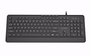KEYBOARD MULTIMEDIA USB ENG/BLACK KB-MCH-05 GEMBIRD