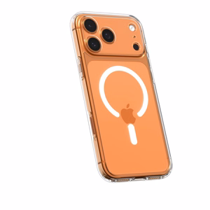 Spigen Ultra Hybrid Magnetinis dėklas telefonui iPhone 17 Pro - skaidrus ir baltas